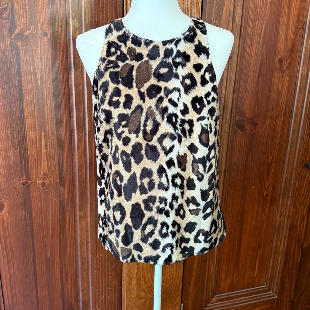 Trina Turk Faux Fur Top - Size M